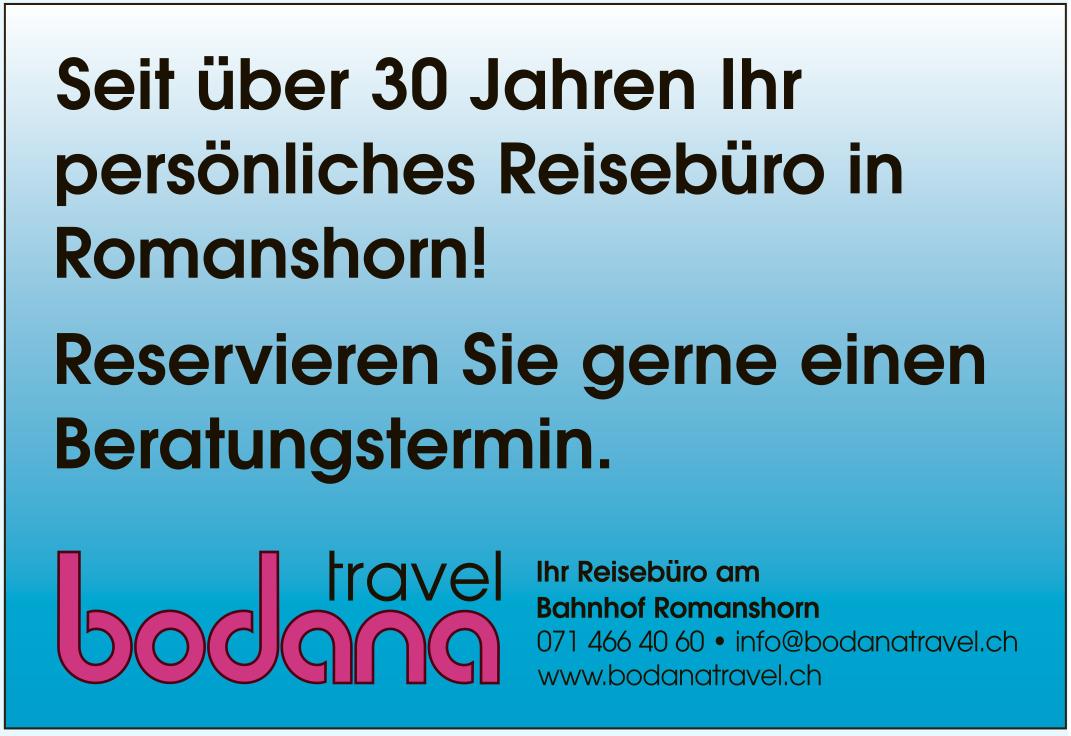 Bodanatravel, Seit über 30 Jahren Ihr persönliches Reisebüro in Romanshorn!
