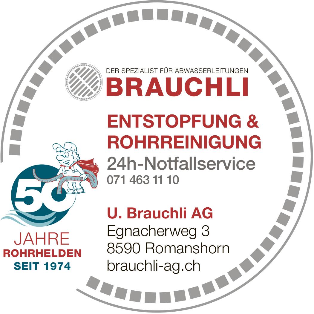 U. Brauchli AG, Romanshorn - Entstopfung & Rohrreinigung