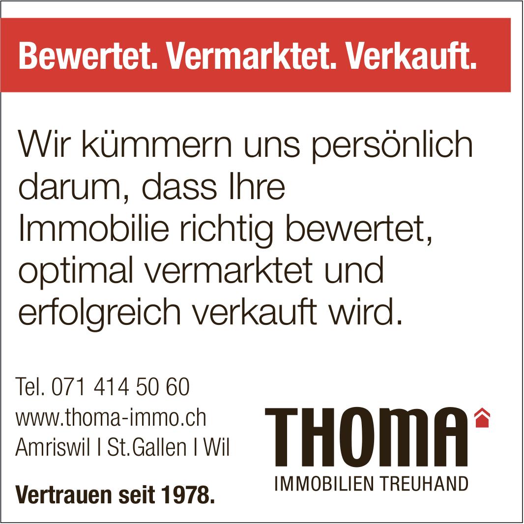 THOMA Immobilien Treuhand AG, Amriswil - Bewertet. Vermarktet. Verkauft.