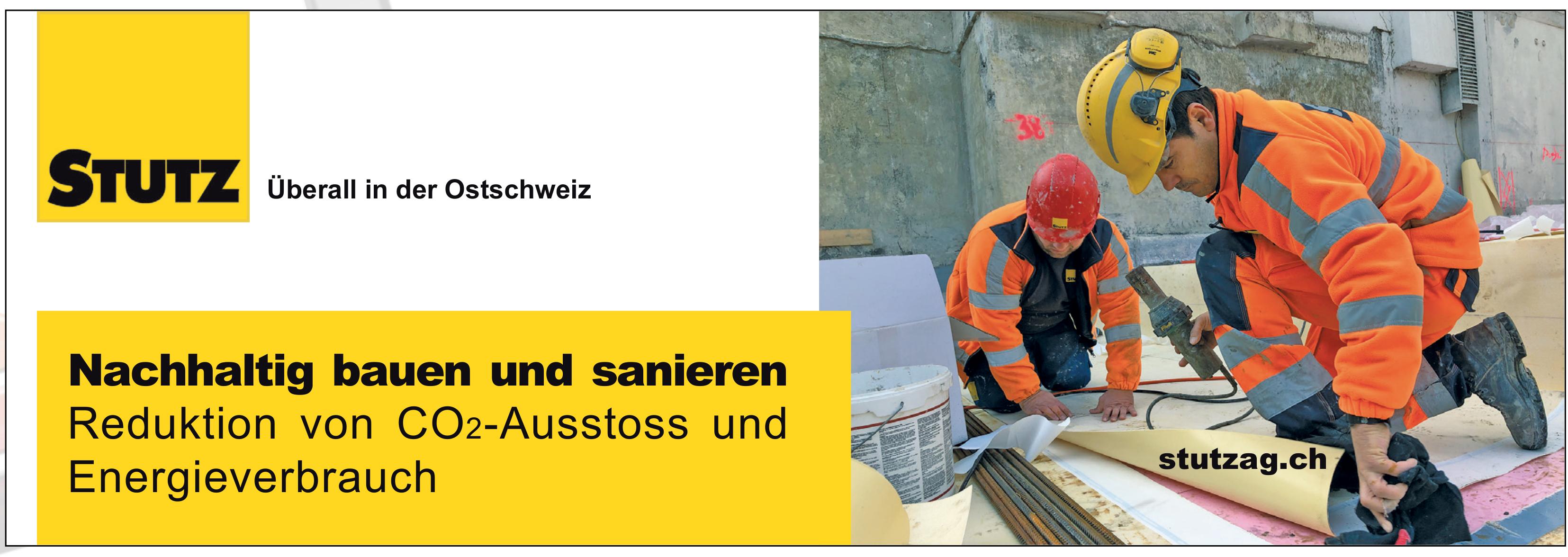 Stutz AG, Nachhaltig bauen und sanieren