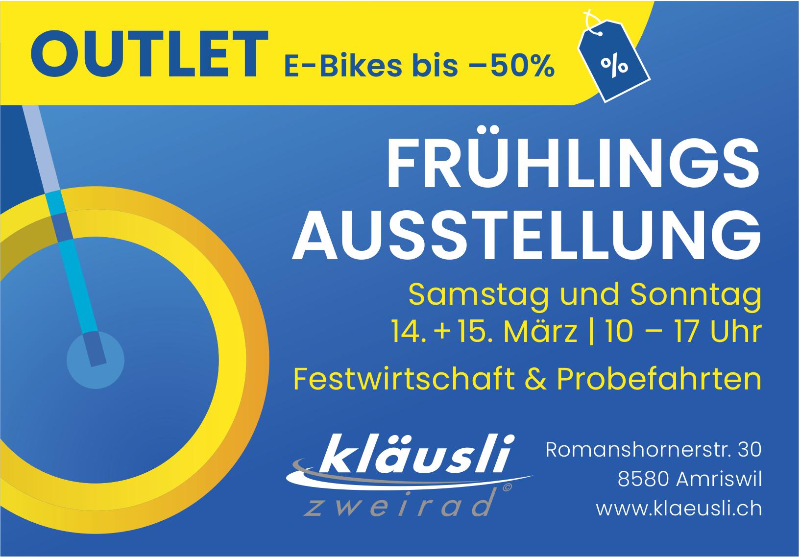 Frühlings-Ausstellung, 15. März, Kläusli zweirad, Amriswil