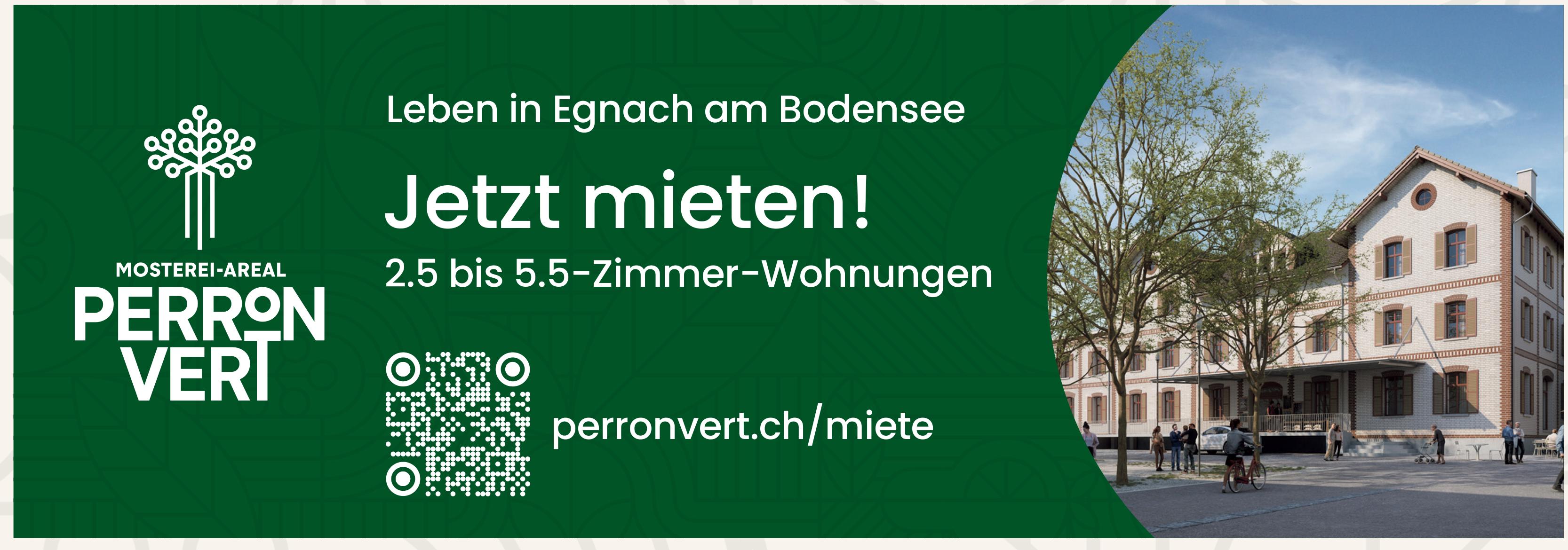 2.5 bis 5.5-Zimmer-Wohnungen, Egnach, zu vermieten