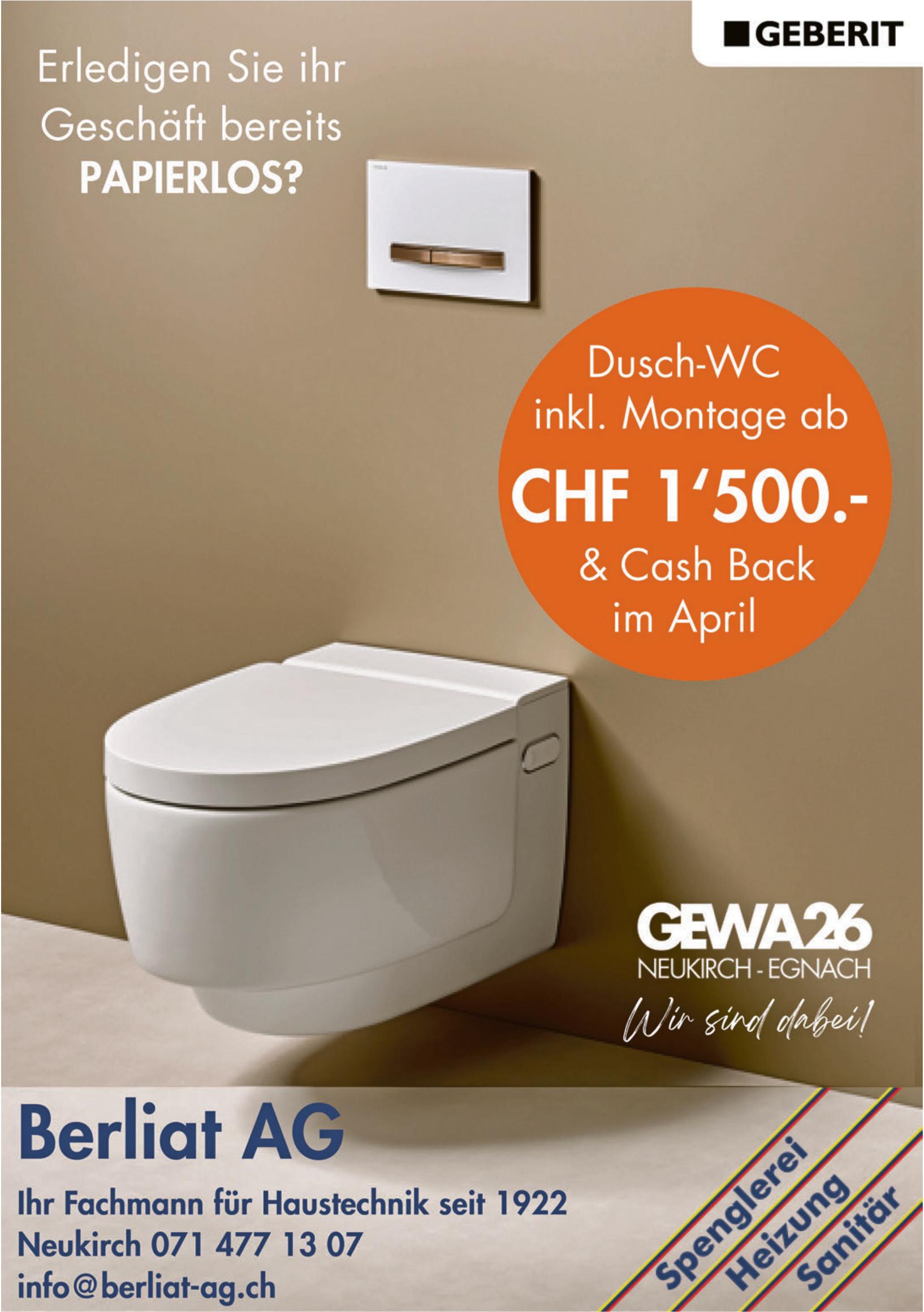 Berliat AG, Neukirch - Ihr Fachmann für Haustechnik seit 1922