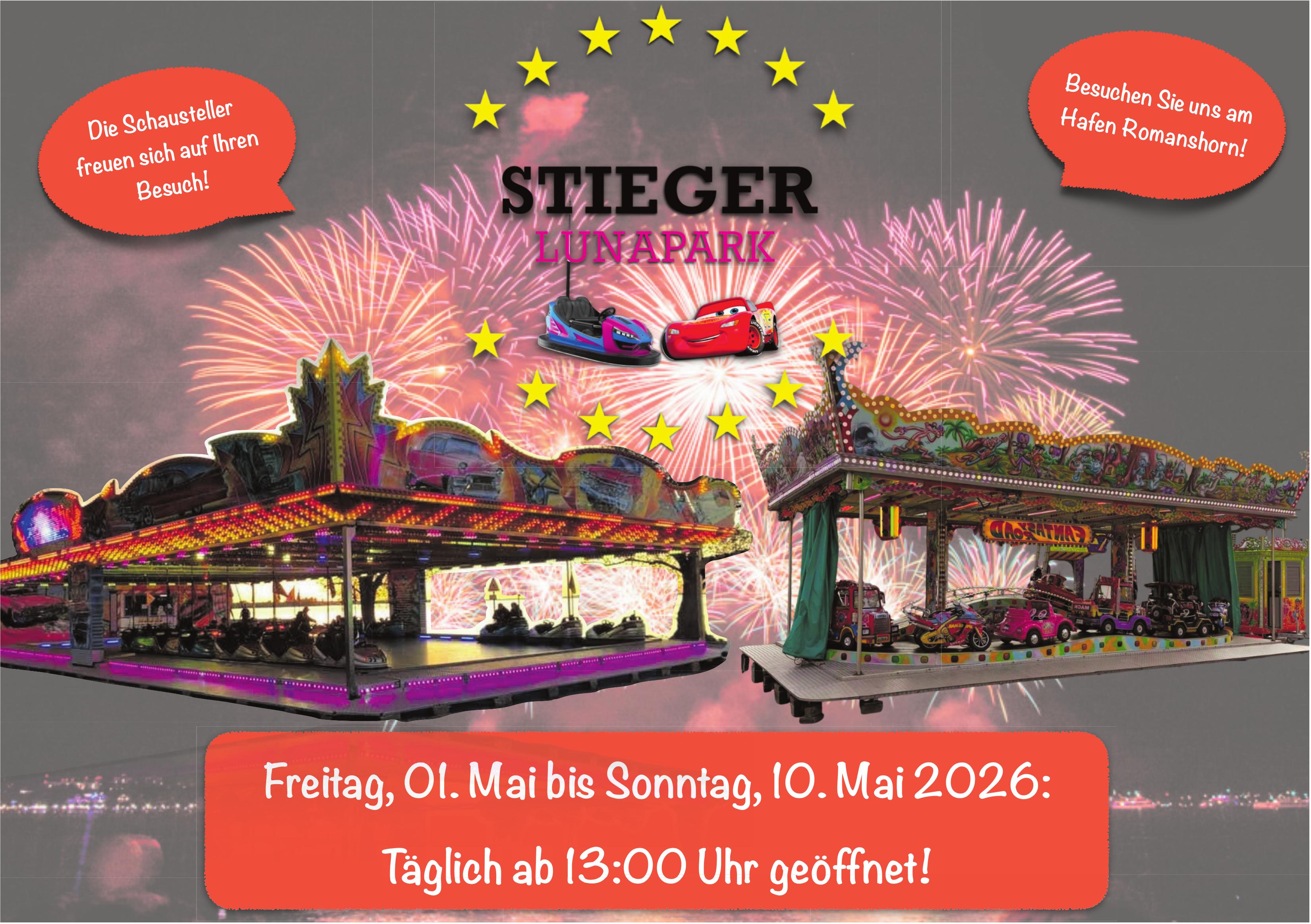 STIEGER LUNAPARK, 1. - 10. Mai, Hafen Romanshorn