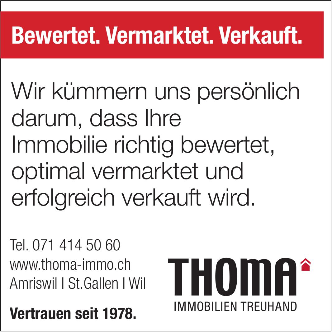 THOMA Immobilien Treuhand AG, Amriswil - Bewertet. Vermarktet. Verkauft.
