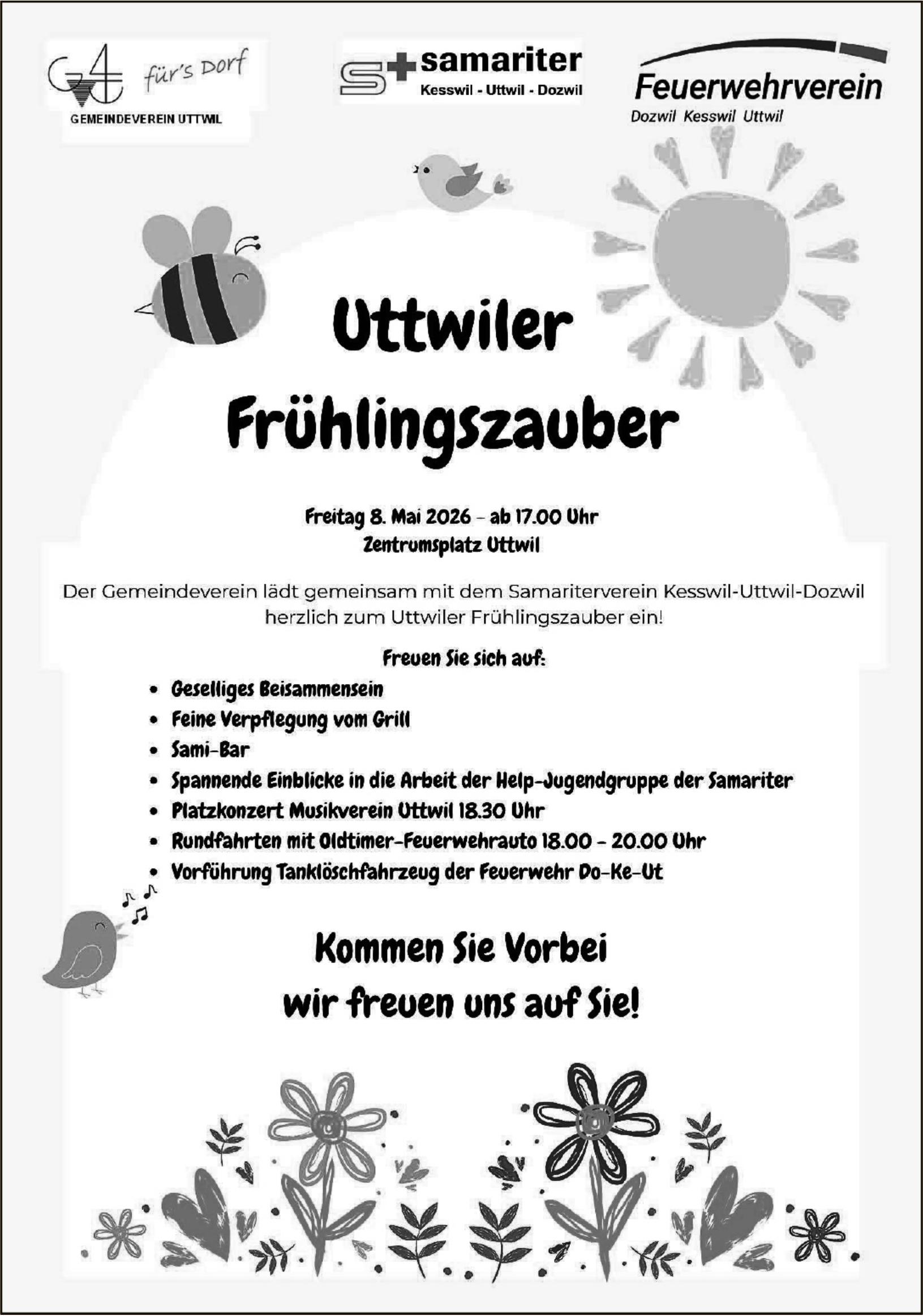 Uttwiler Frühlingszauber, 8. Mai, Zentrumsplatz Uttwil