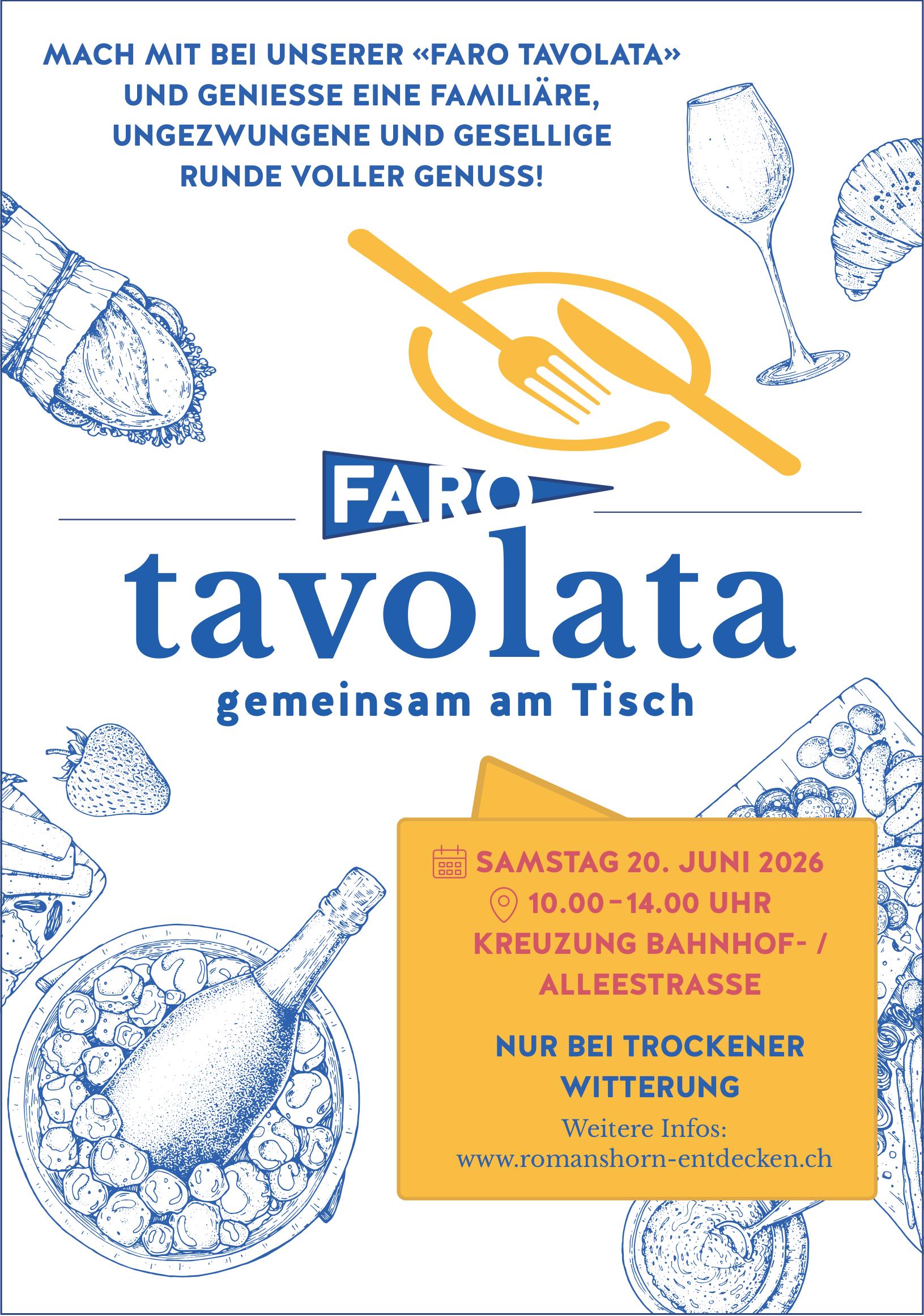 FARO tavolata, 20. Juni