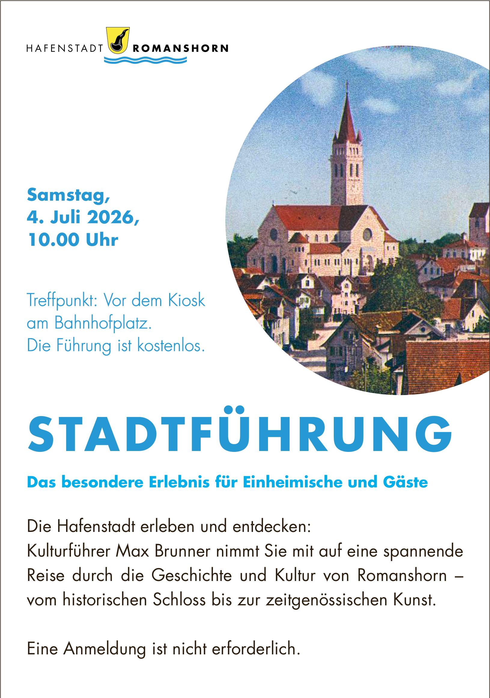 STADTFÜHRUNG, 4. Juli