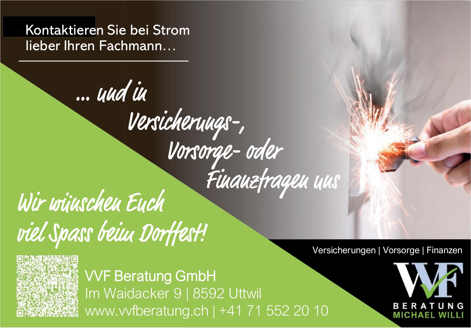 VVF Beratung GmbH, Uttwil - Kontaktieren Sie bei Strom lieber Ihren Fachmann…