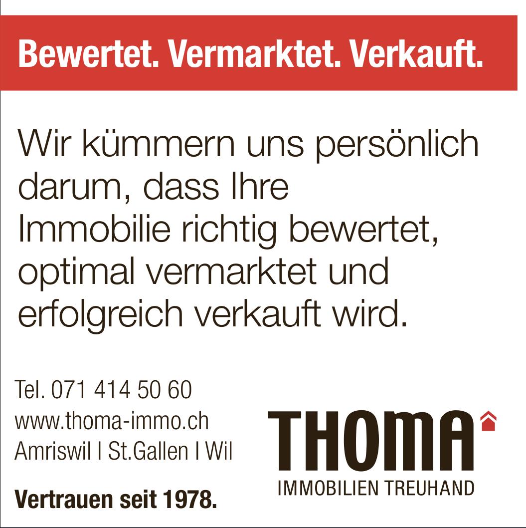 THOMA Immobilien Treuhand AG, Amriswil - Bewertet. Vermarktet. Verkauft.