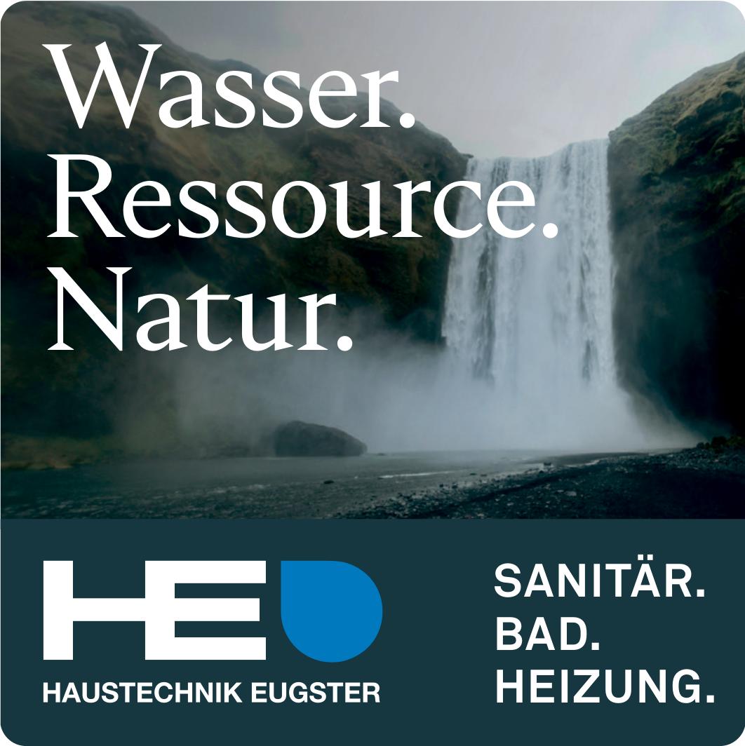 Haustechnik Eugster, Wasser. Ressource. Natur.