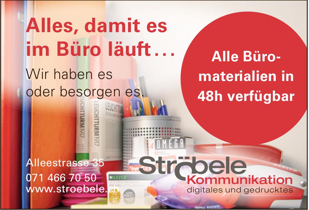 Ströbele Kommunikation, Romanshorn - Alles, damit es im Büro läuft . . .