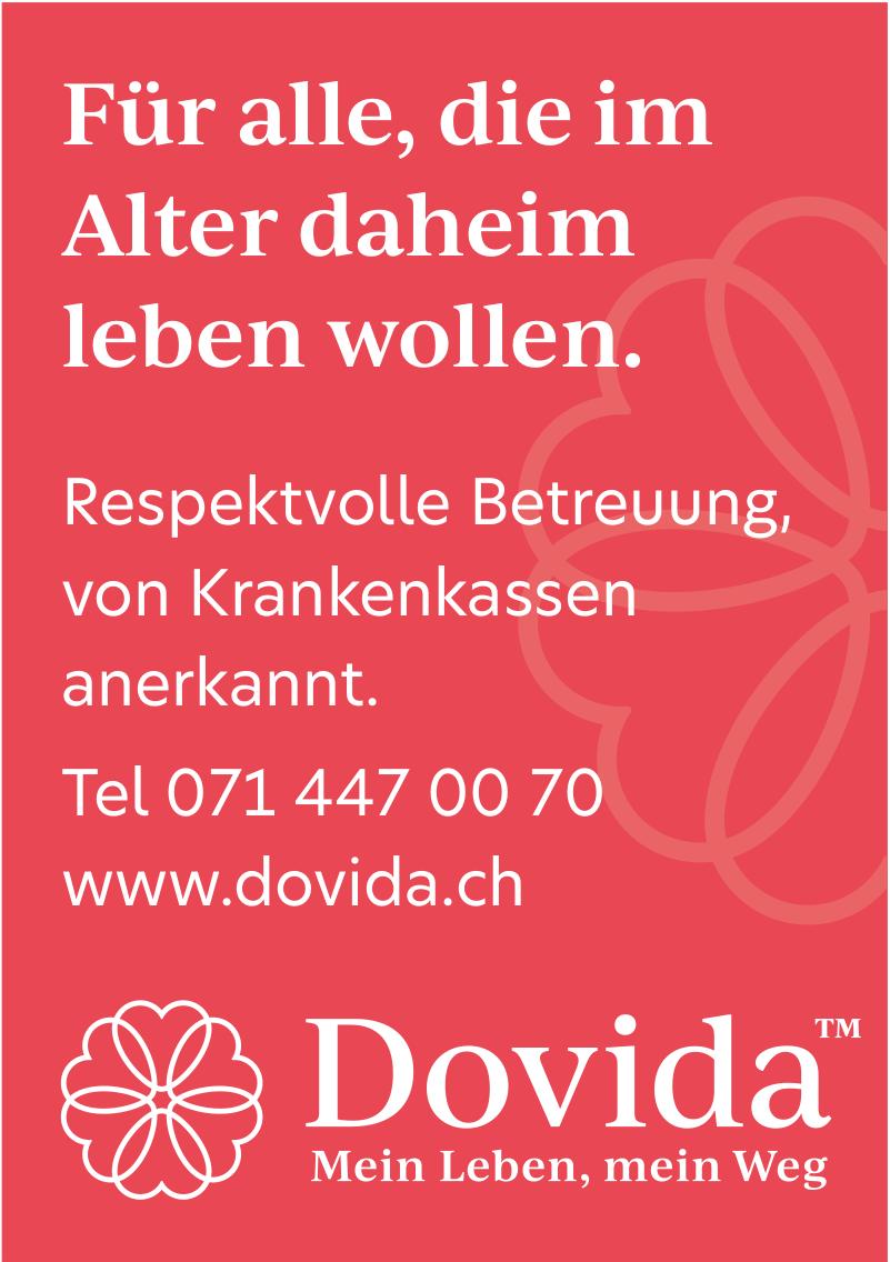 Dovida, Für alle, die im Alter daheim leben wollen.