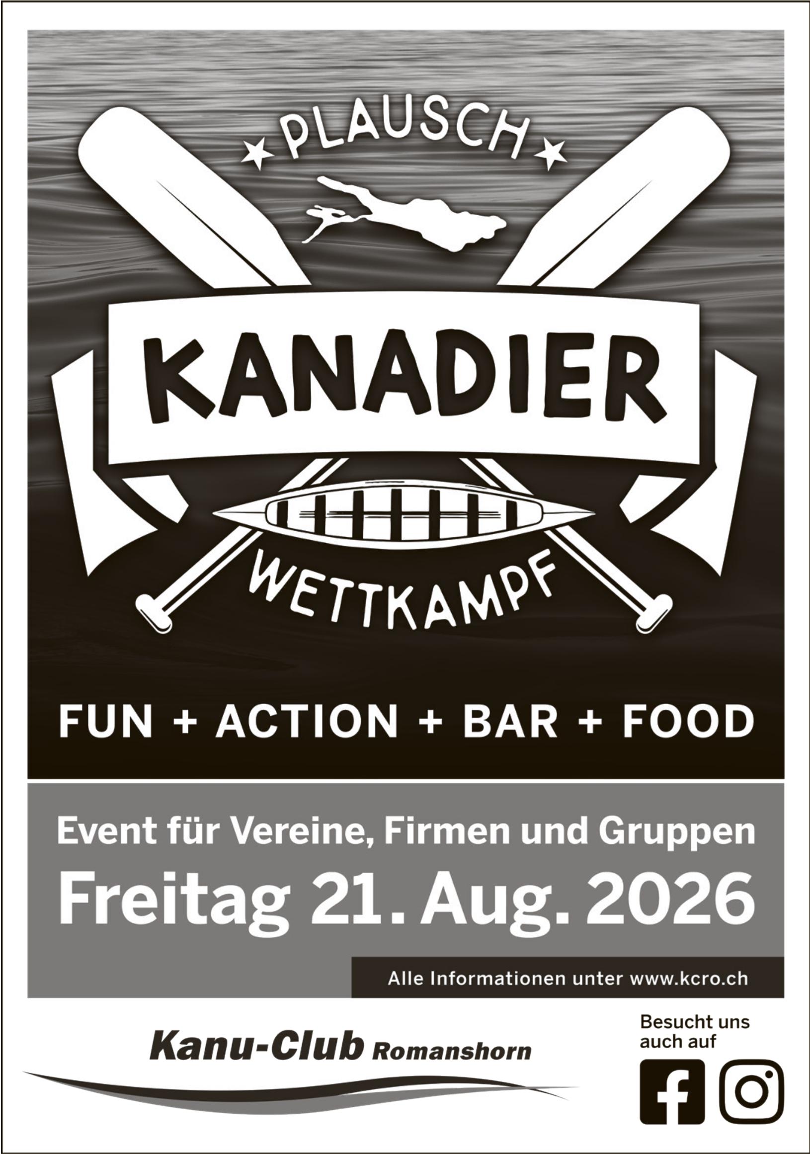 Kanadier Wettkampf, 21. August