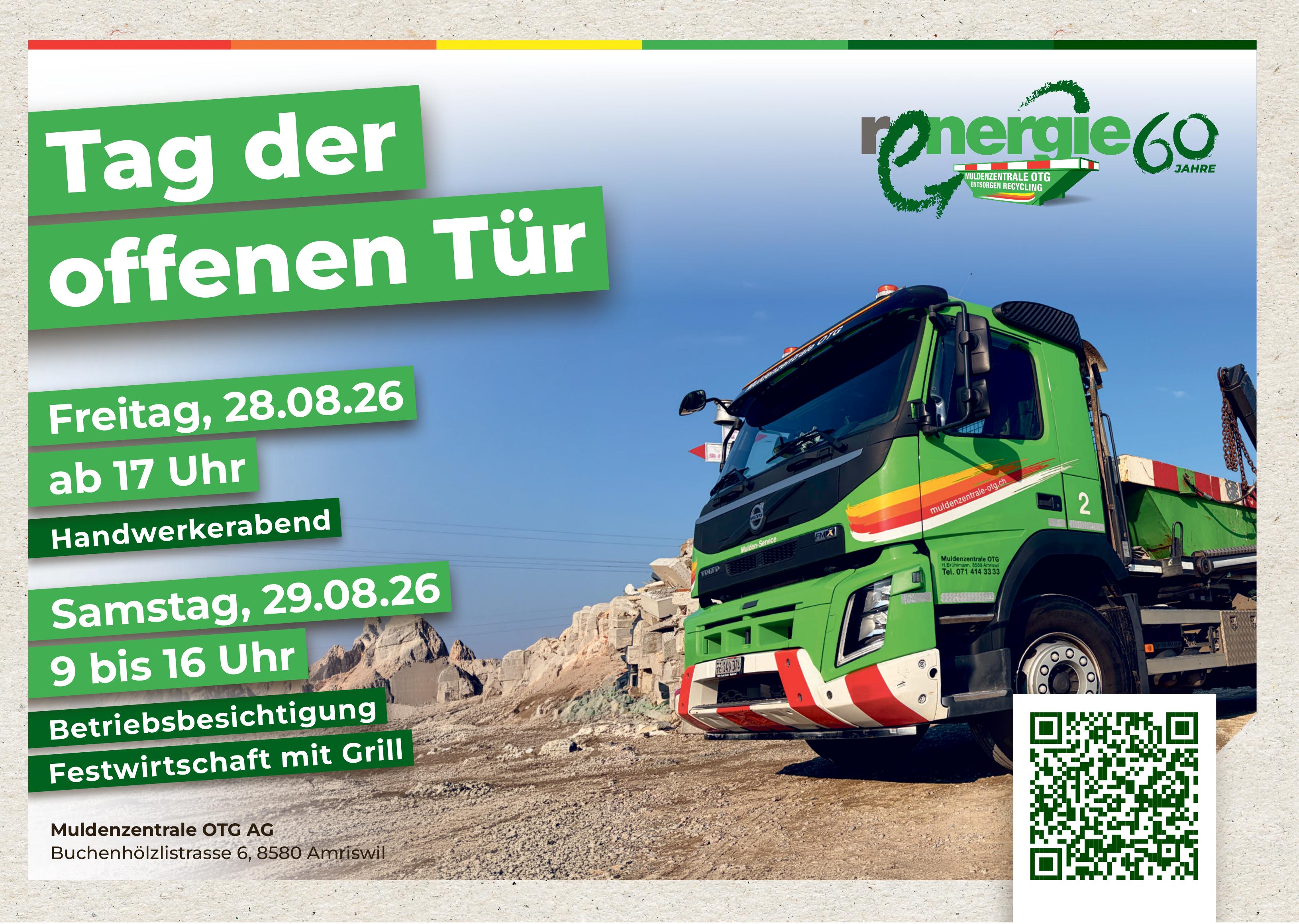 Tag der offenen Tür, 28. - 29. August, Amriswil