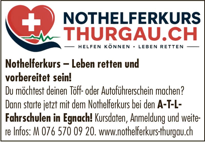 NOTHELFERKURS THURGAU.CH, Nothelferkurs – Leben retten und vorbereitet sein!