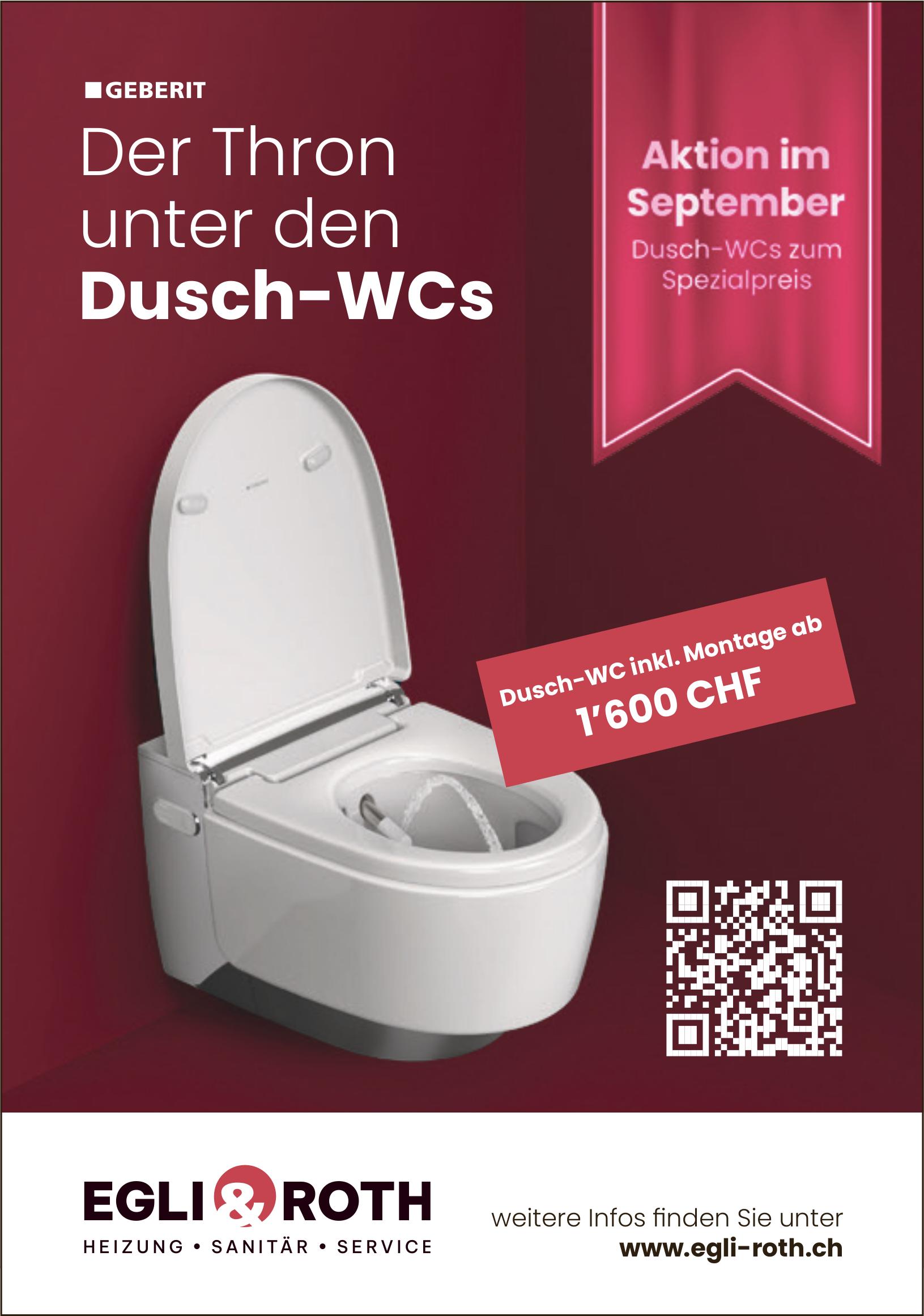 Egli & Roth, Der Thron unter den Dusch-WCs