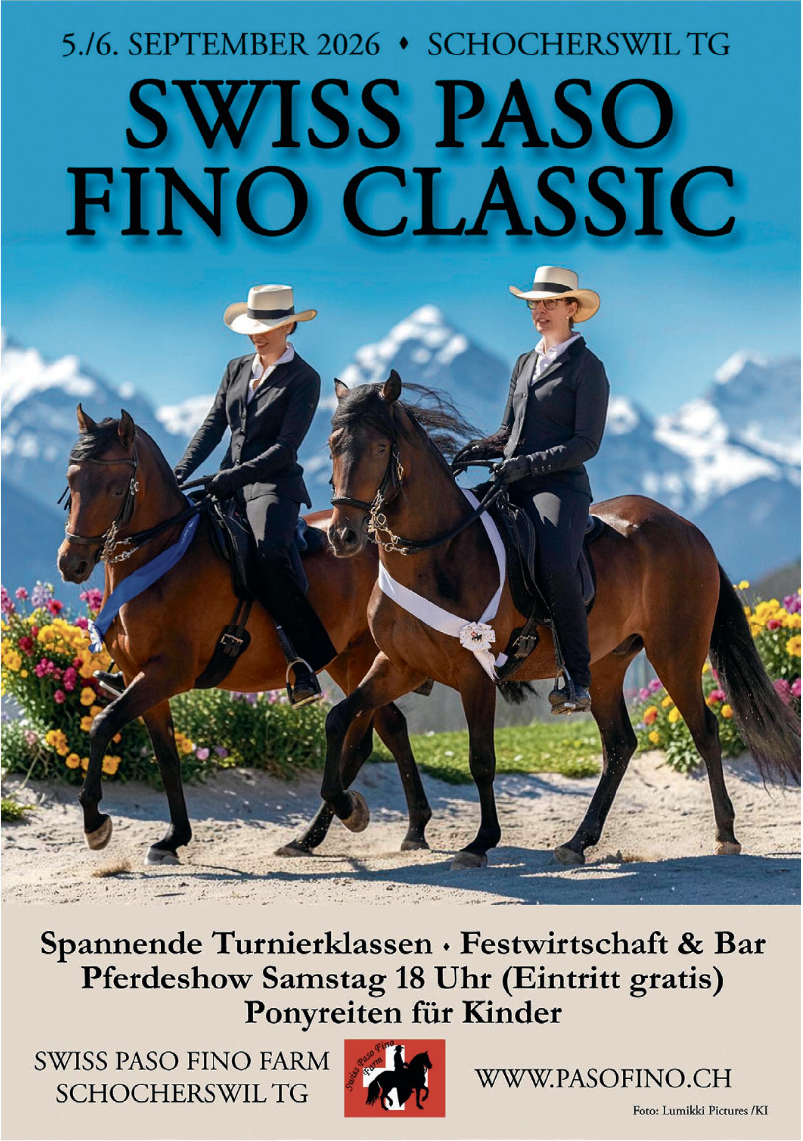 SWISS PASO FINO CLASSIC, 5. - 6. September, SCHOCHERSWIL TG