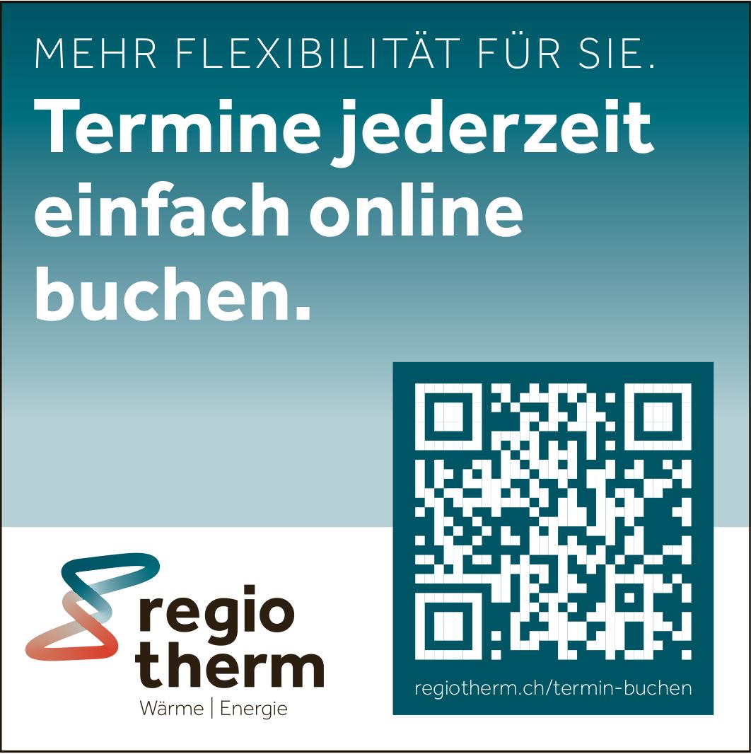 regiotherm, Termine jederzeit einfach online buchen.
