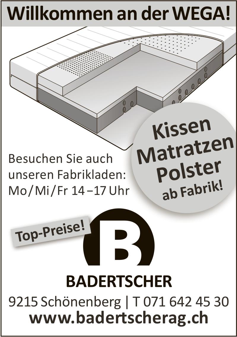 Badertscherag, Schönenberg - Willkommen an der WEGA!