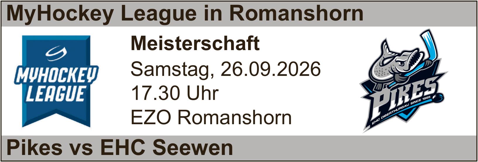 Pikes vs EHC Seewen, 26. September, EZO Romanshorn