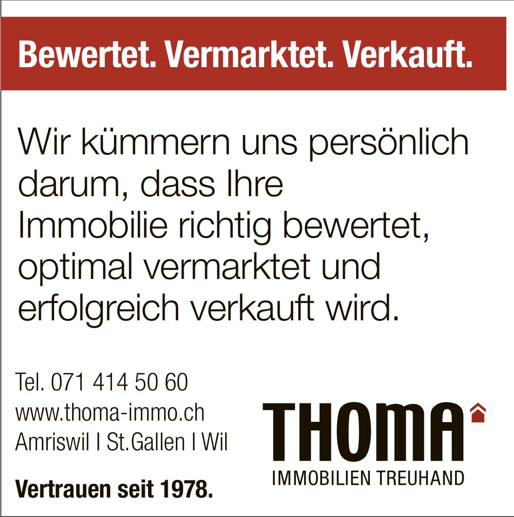 THOMA Immobilien Treuhand AG, Amriswil - Bewertet. Vermarktet. Verkauft.