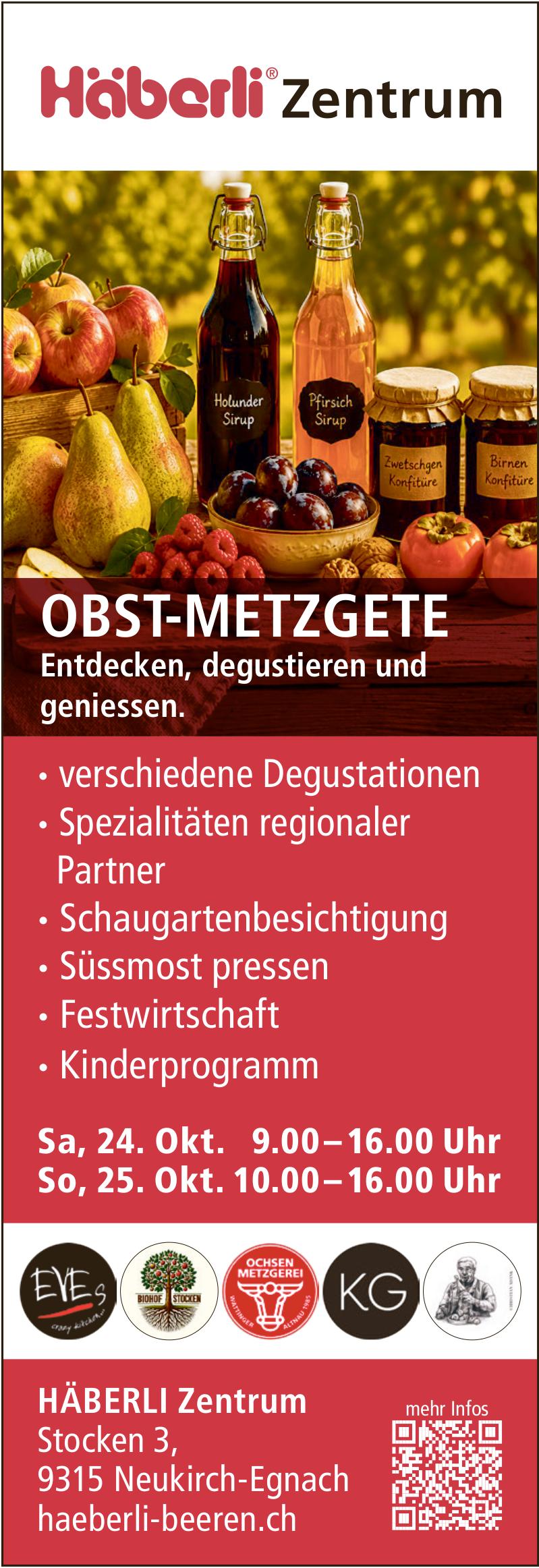 OBST-METZGETE, 24. - 25. Oktober, Neukirch-Egnach