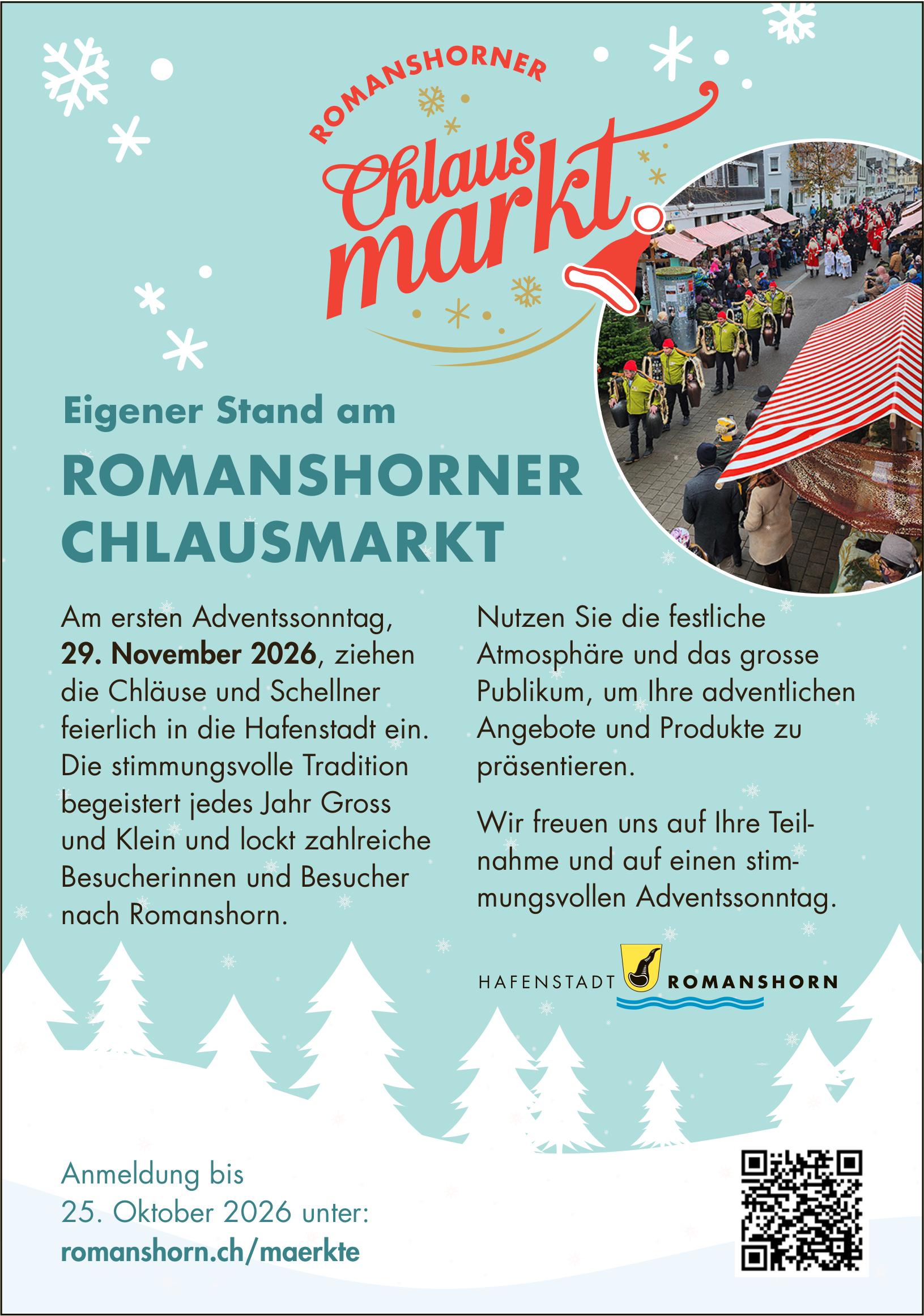 ROMANSHORNER CHLAUSMARKT, 29. November