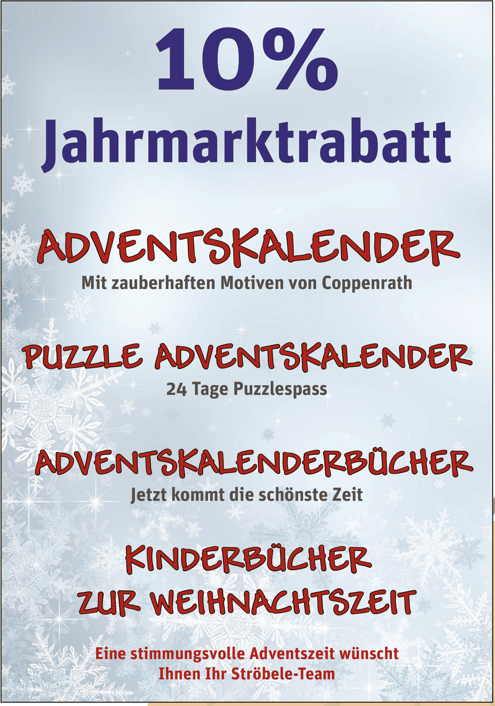 Ströbele Kommunikation, 10% Jahrmarktrabatt