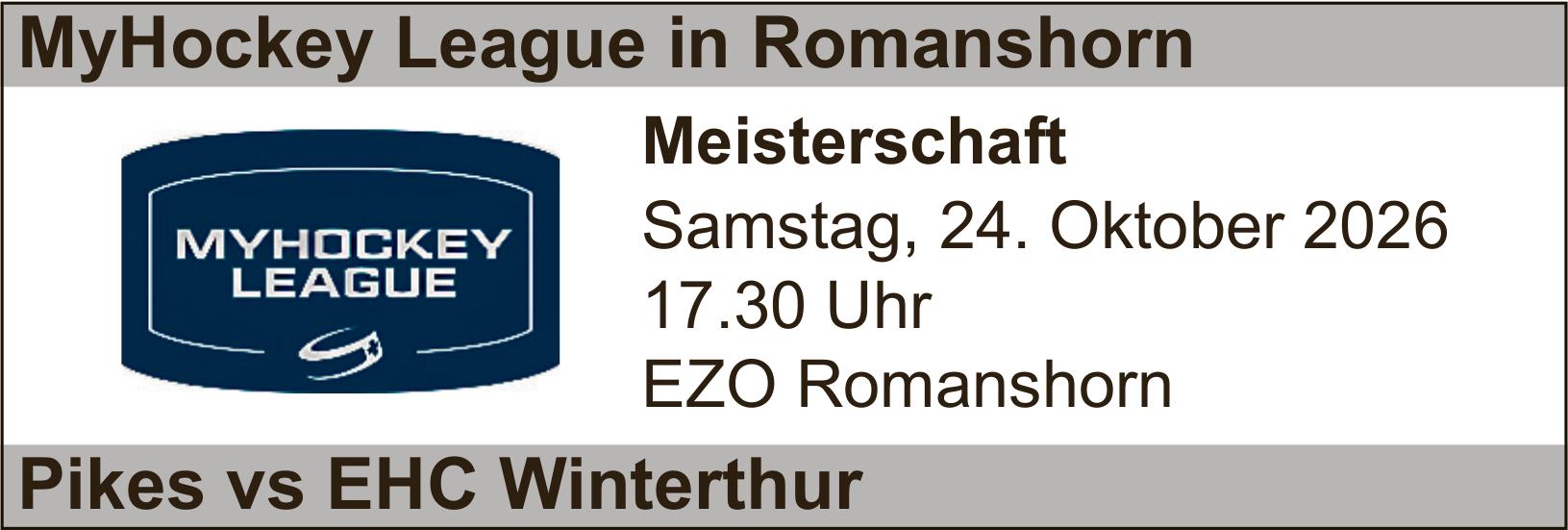 Pikes vs EHC Winterthur, 24. Oktober, EZO Romanshorn