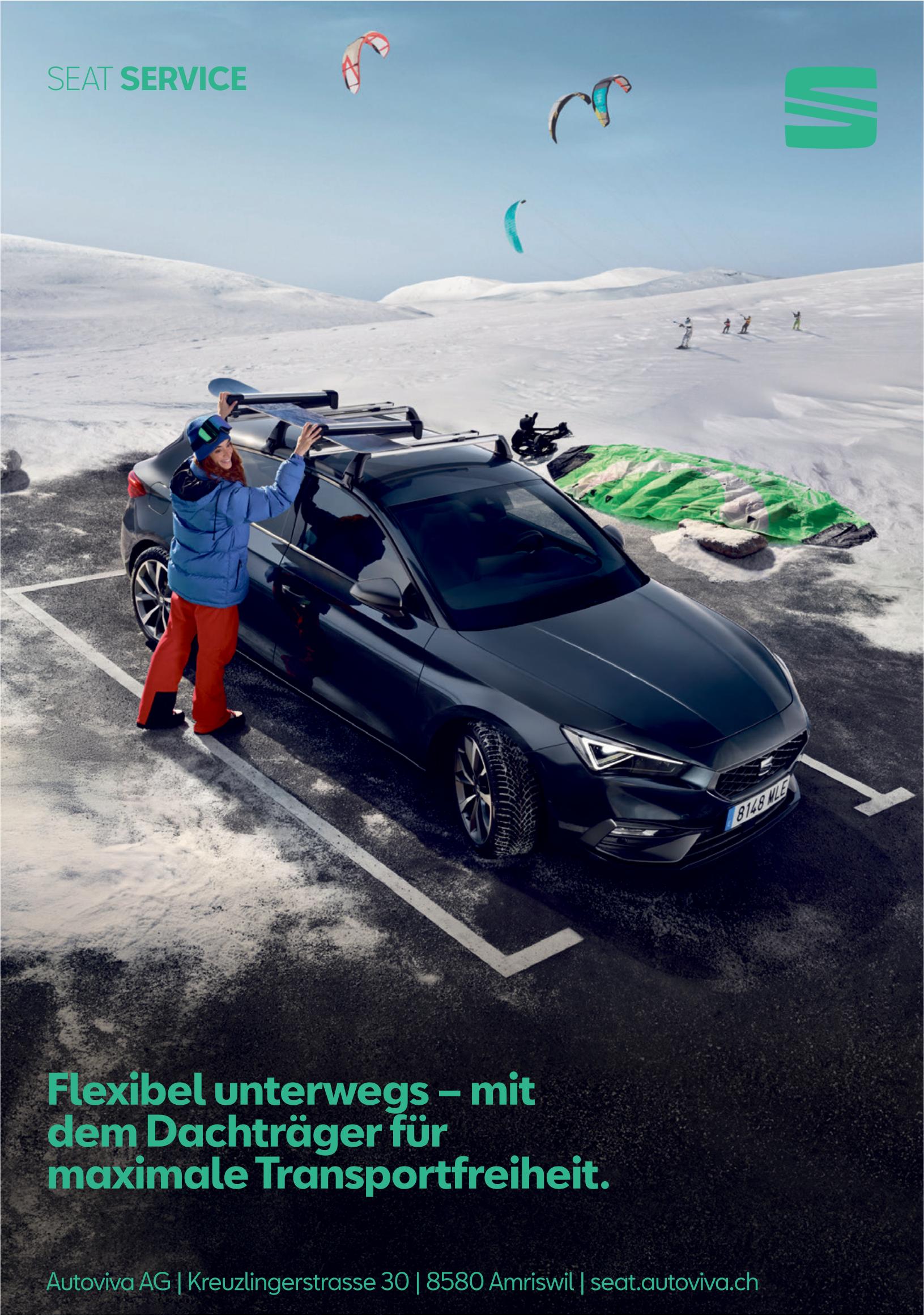 Autoviva AG, Amriswil - Flexibel unterwegs – mit dem Dachträger für maximale Transportfreiheit.