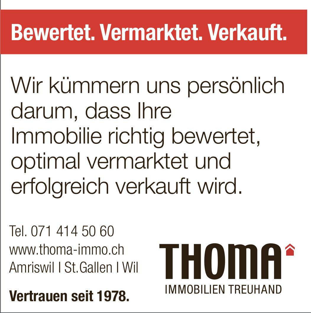 THOMA Immobilien Treuhand AG, Amriswil - Bewertet. Vermarktet. Verkauft.