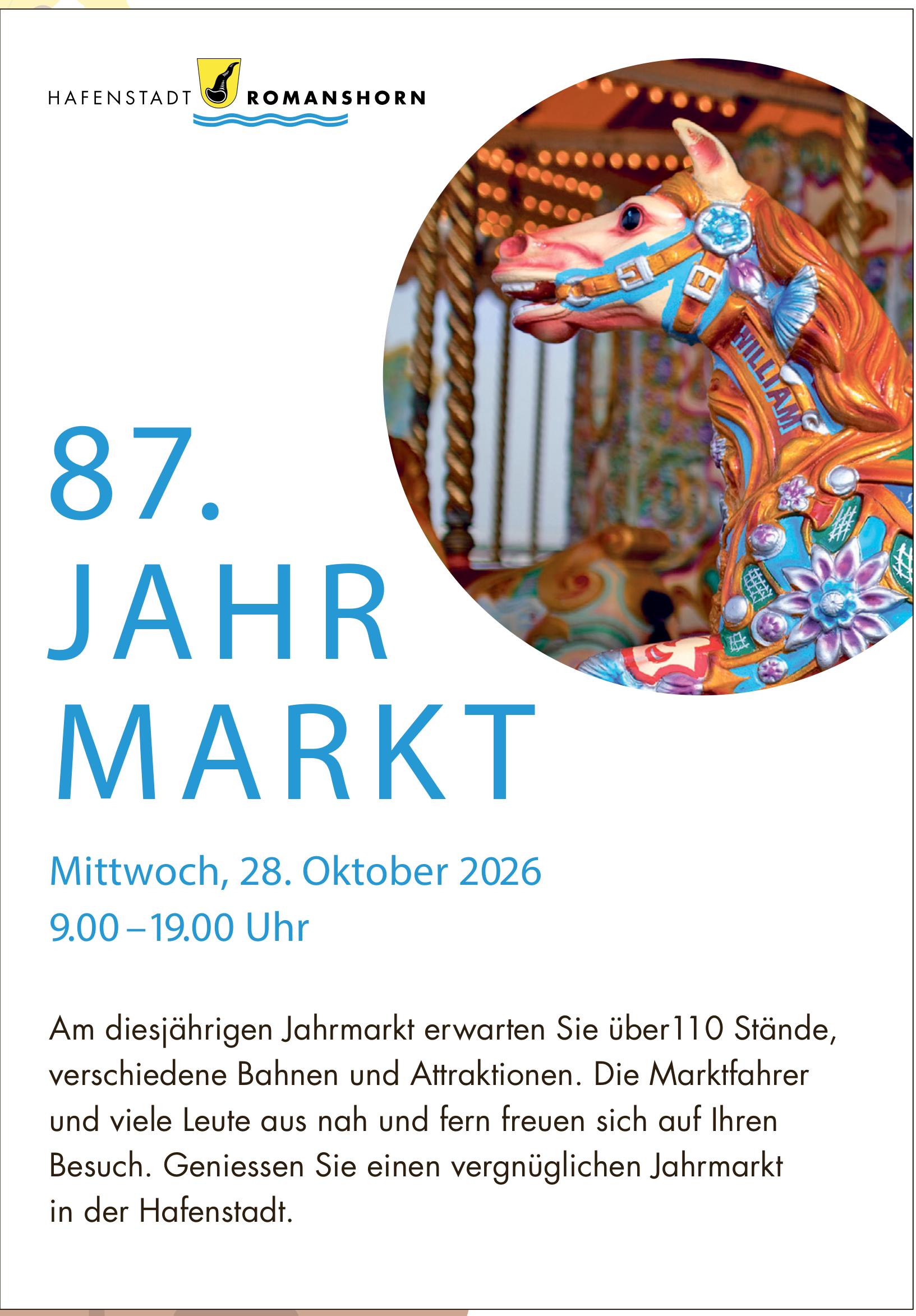87. JAHRMARKT, 28. Oktober