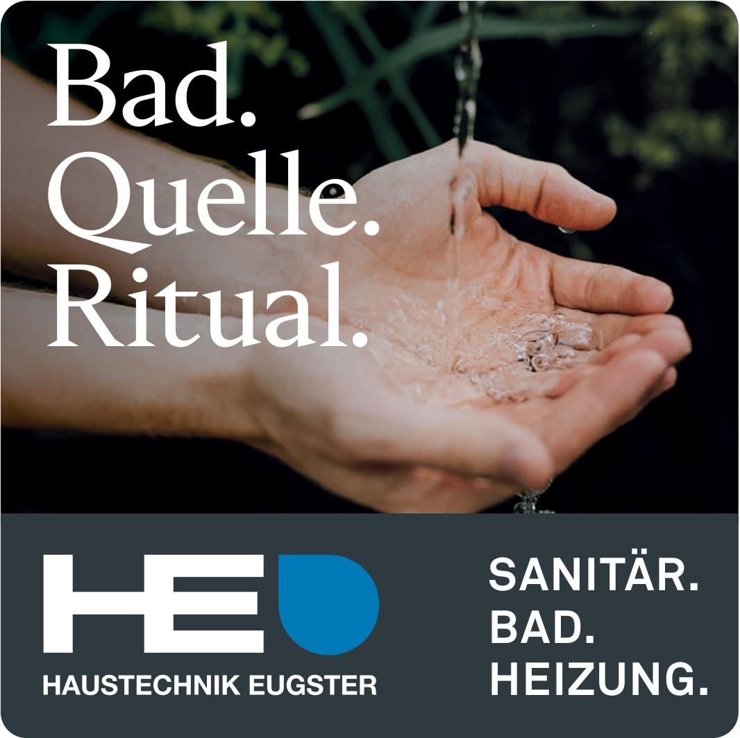 Haustechnik Eugster, Bad. Quelle. Ritual.