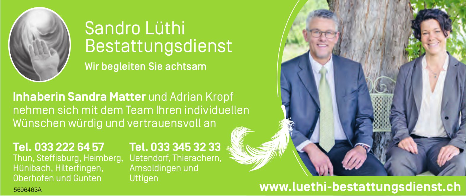 Sandro Lüthi Bestattungsdienst - Wir begleiten Sie achtsam