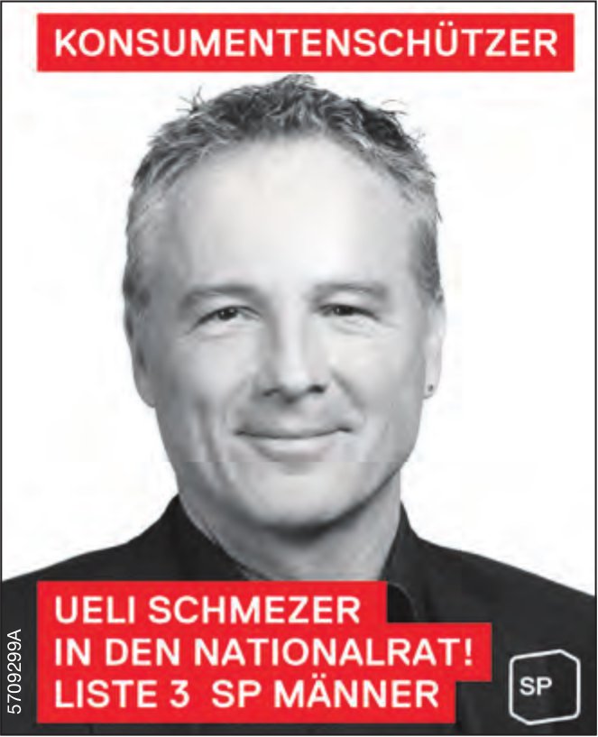 SP - Ueli Schmezer in den Nationalrat!