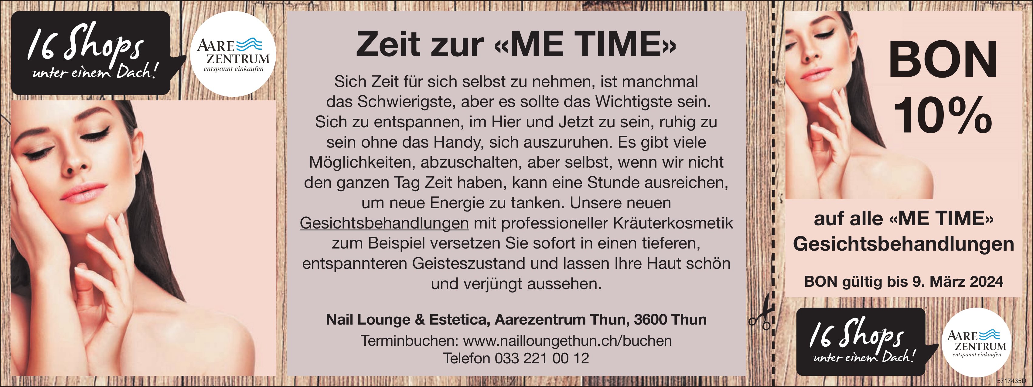 Nail Lounge & Estetica, Thun - Zeit zur «Me Time». Bon 10% bis 9. März