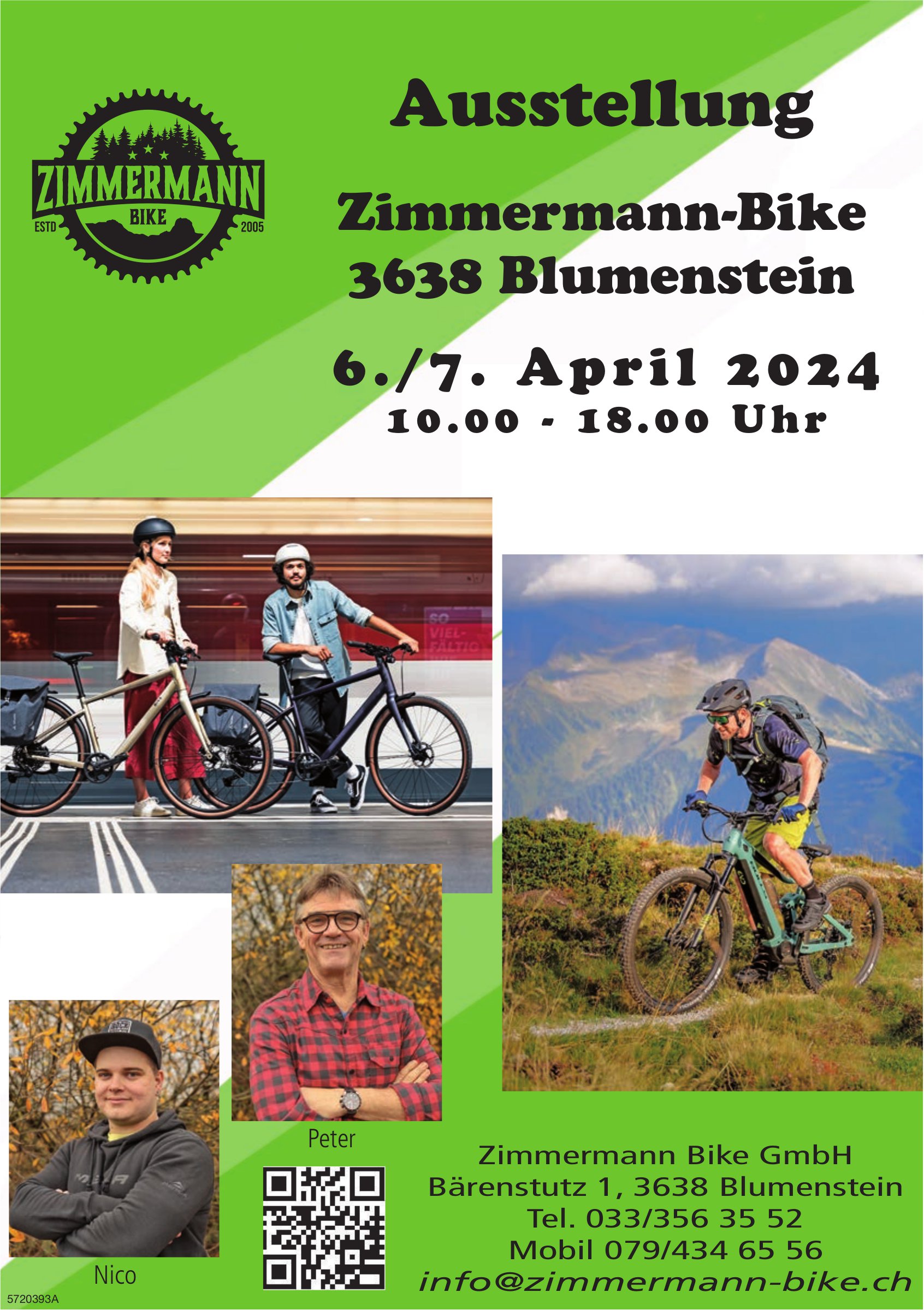 Ausstellung, 6. + 7. April, Peter Zimmermann Bike GmbH, Blumenstein