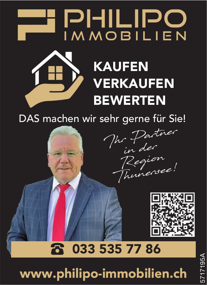 Philipo Immobilien GmbH - Ihr Partner in der Region Thunersee!