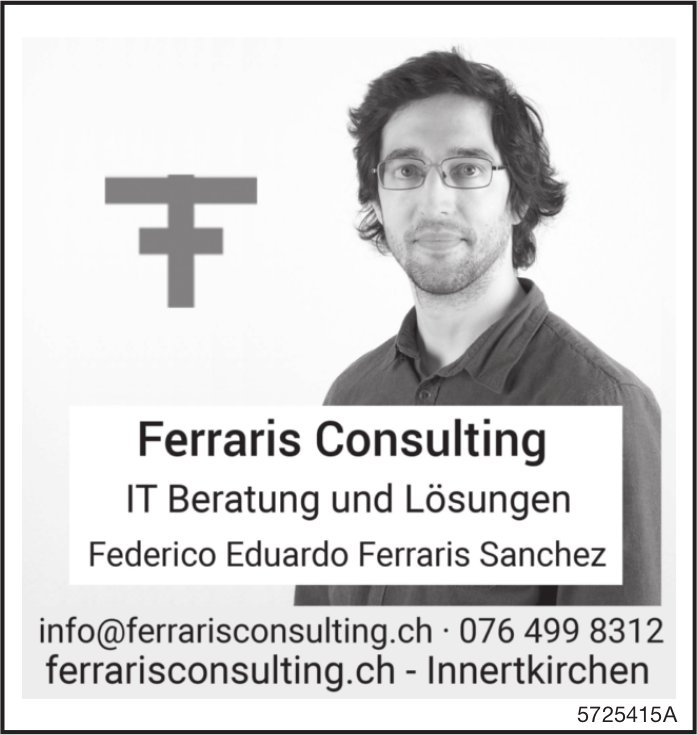 Ferraris Consulting, Innertkirchen - IT Beratung und Lösungen