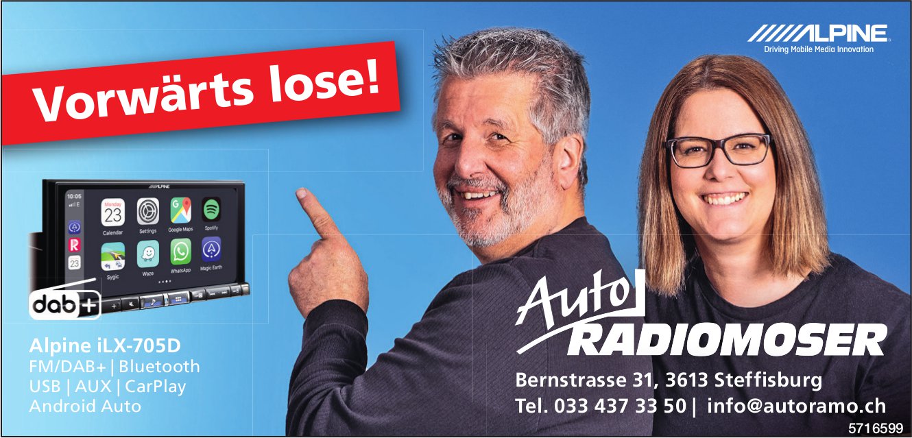 Auto RadioMoser, Steffisburg - Vorwärts lose!