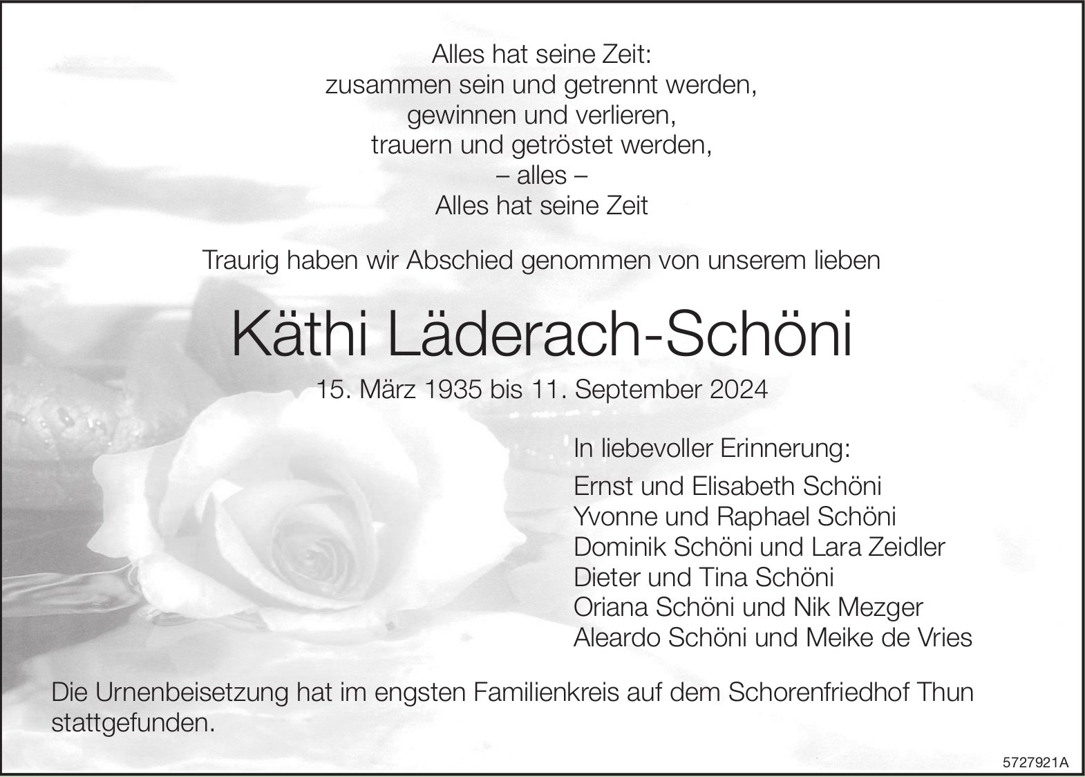 Läderach-Schöni Käthi, September 2024 / TA