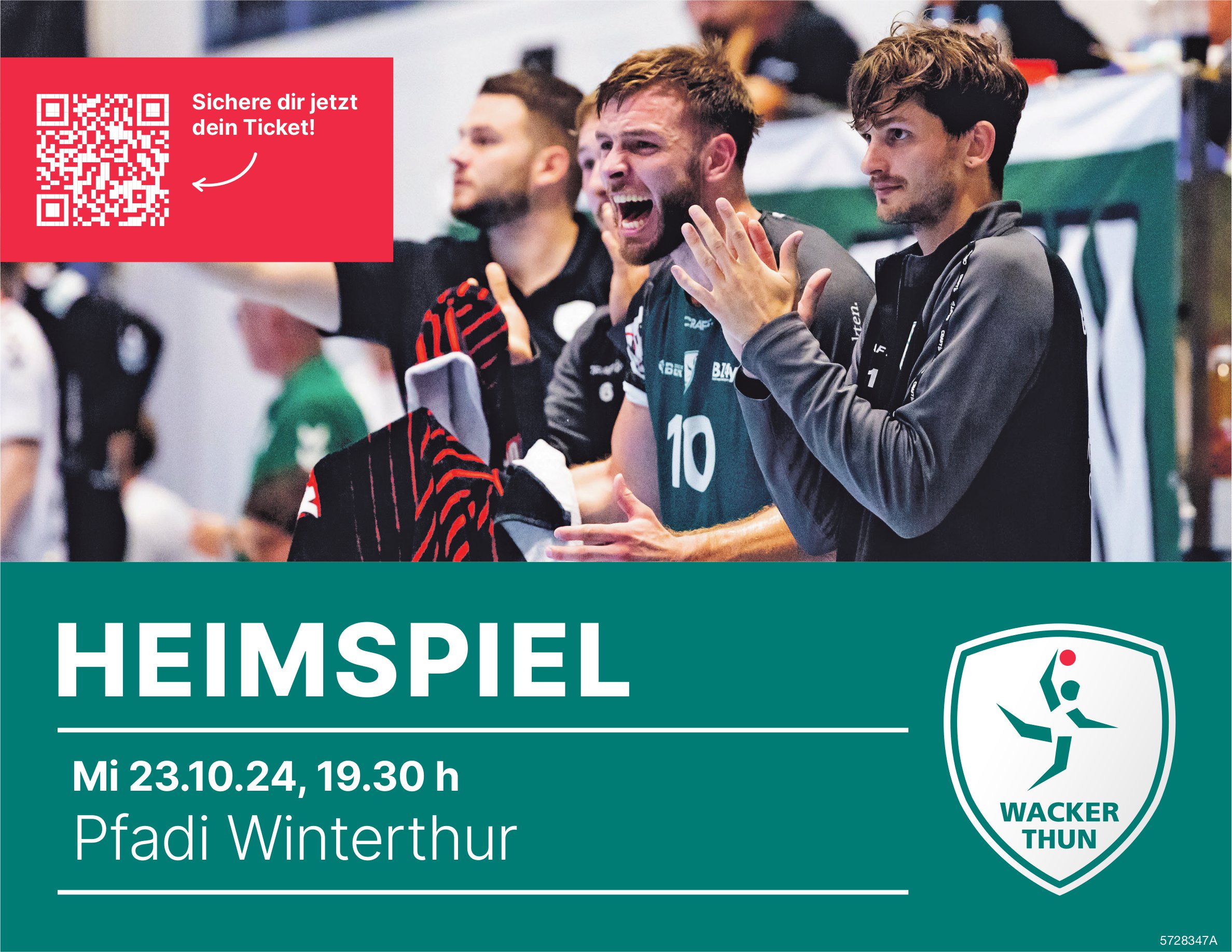 HEIMSPIEL, Wacker Thun vs Pfadi Winterthur, 23. Oktober