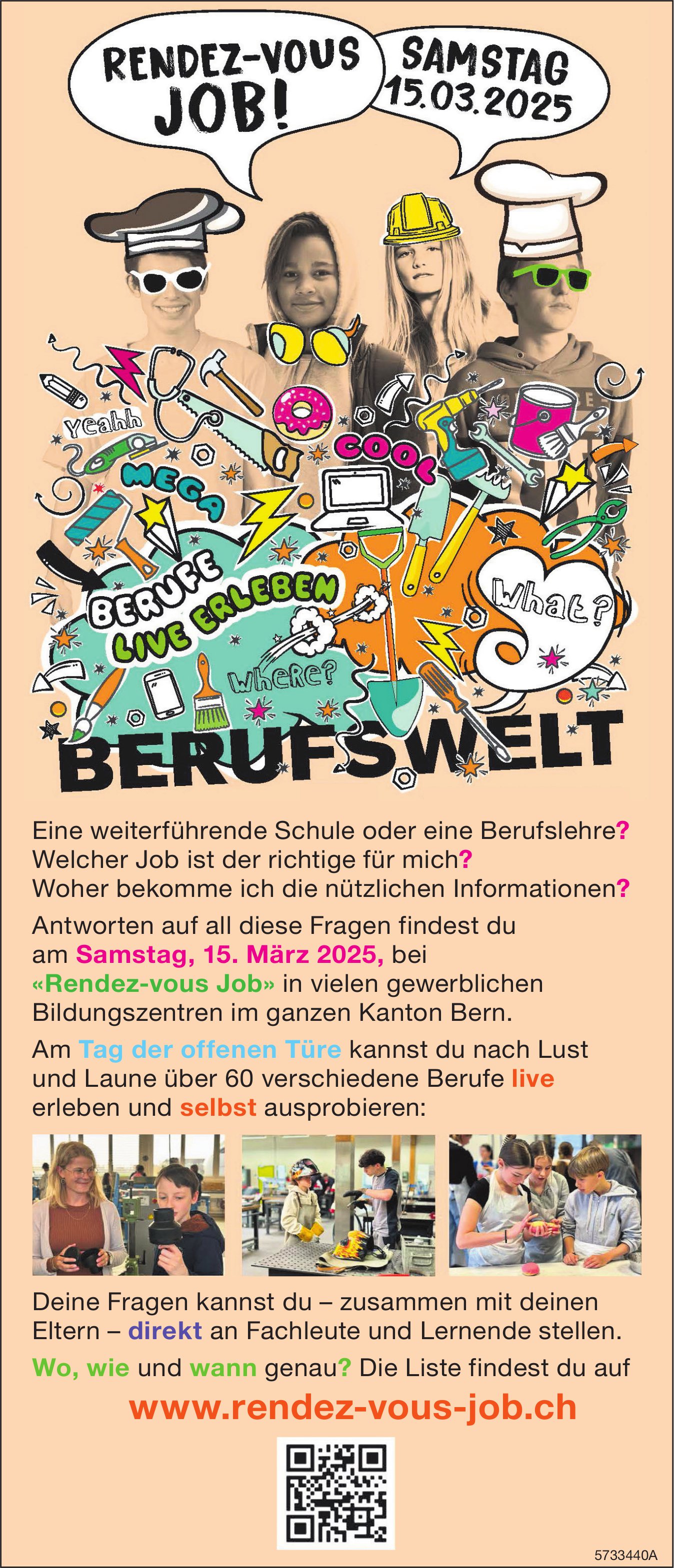Berufswelt, 15. März, Rendez-vous Job