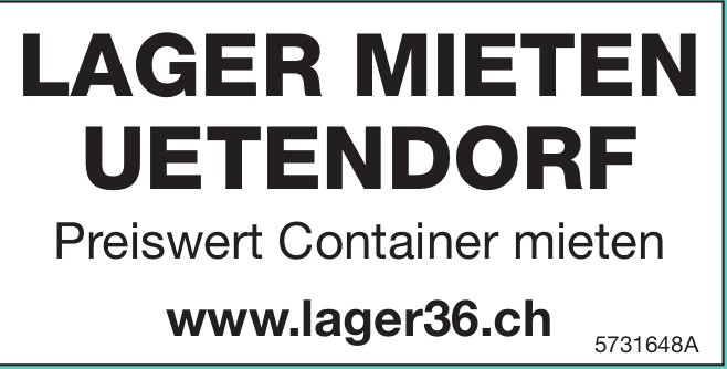 Lager, Uetendorf, zu vermieten