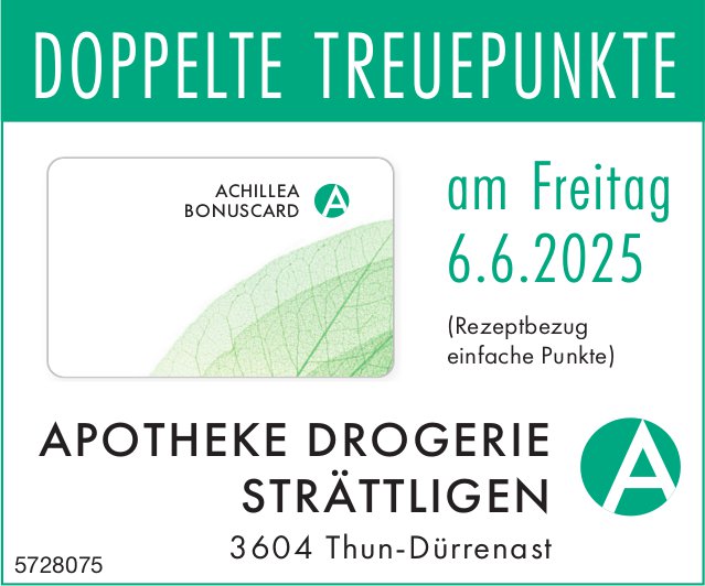 Apotheke Drogerie Strättligen, Thun-Dürrenast