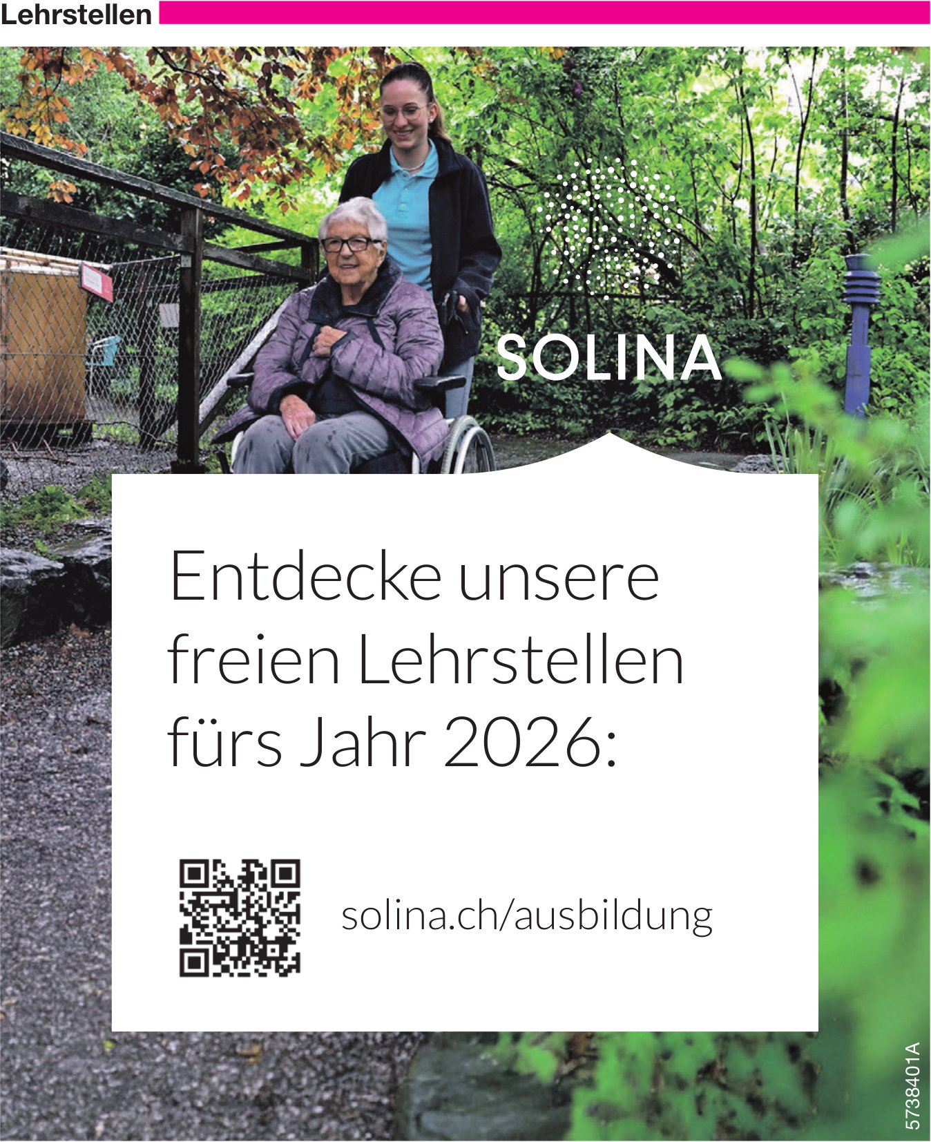 Lehrstellen, Solina, zu vergeben