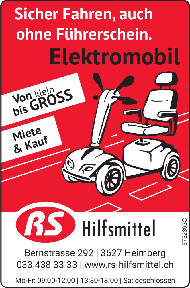RS Hilfsmittel, Heimberg - Sicher Fahren, auch ohne Führerschein