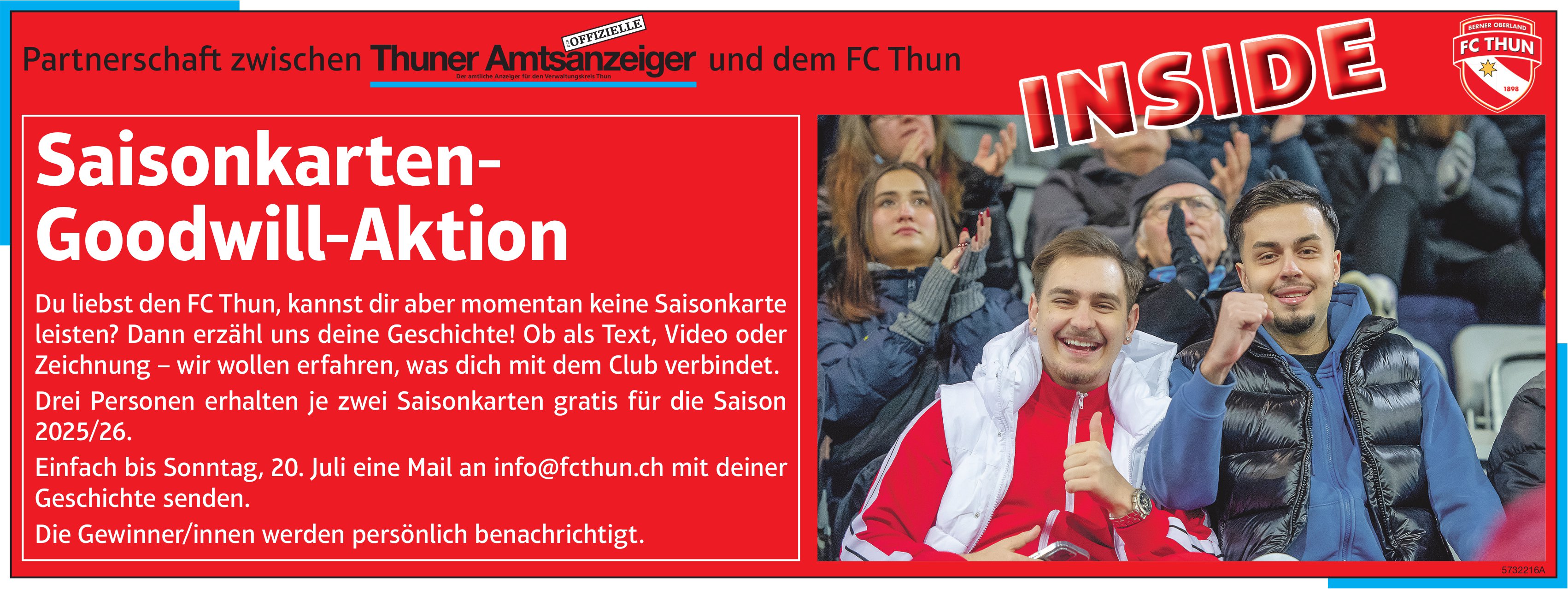 FC Thun, Saisonkarten