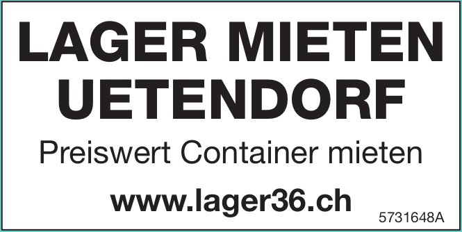 Lager, Uetendorf, zu vermieten